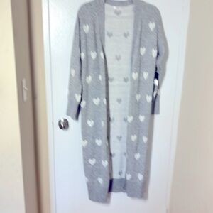Full length cardigan,size M